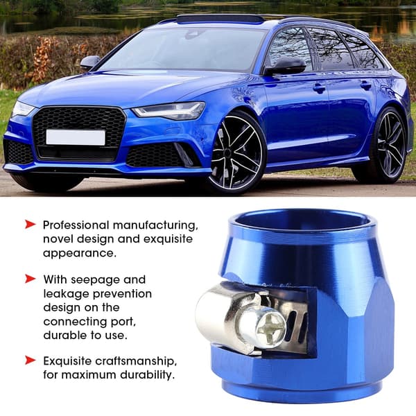 Bilmodifisering AN8 Drivstoffslanger Klemme Avslutter Aluminium Legering Rør Trimmer Klipp