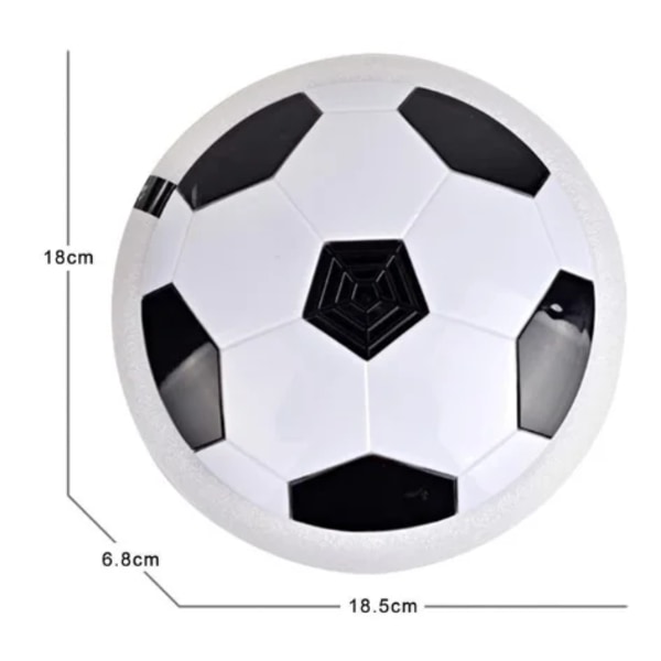 18 cm upphängd fotboll med ledljus som svävar Elektriskt blinkande inomhus pedagogisk minisportboll Presenter Leksaker för barn
