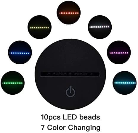 Natlampe Dyr Vaskebjørn Led Natlampe Touch Sensor 7 Co
