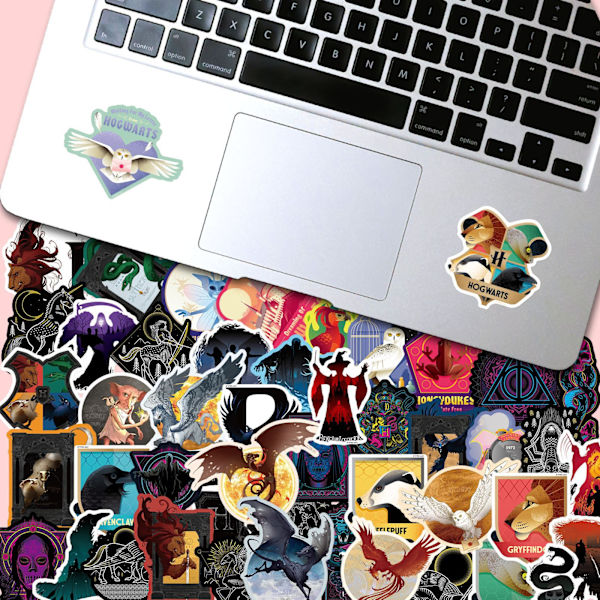 Harry Potter Vattenfärg Vinyl Stickers, Set om 50,