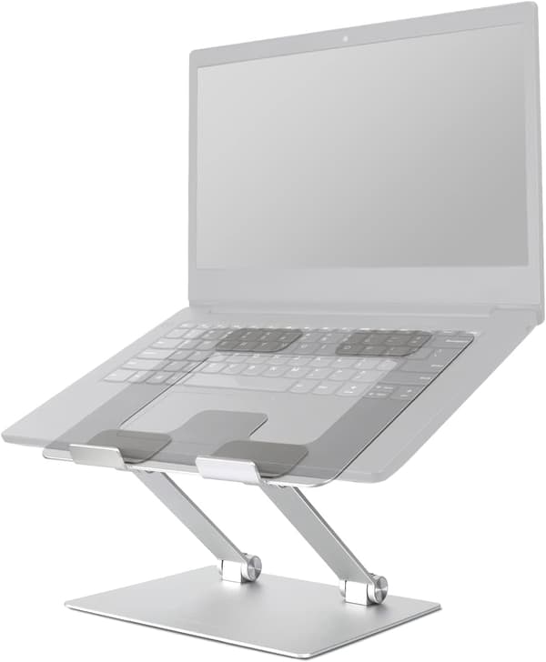 Ergonomisk Justerbart Laptopstativ - Robust Bærbart Skrivebordstativ for 17.3\" Laptoper & Notebooker