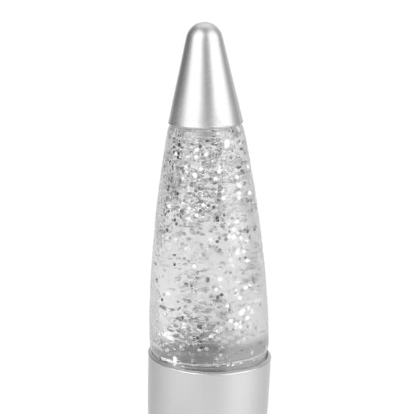 Lava Lampe LED Glitter Fest Lys Natlampe Multi Farve Skiftende