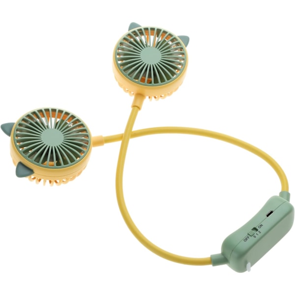 Kannettava kaulatuuletin, 2 nopeutta, USB-ladattava, hiljainen urheilutuuletin ulkokäyttöön, Ventilador Portatil, heiluva jäähdytystuuletin, kaulanauhatuuletin Porta