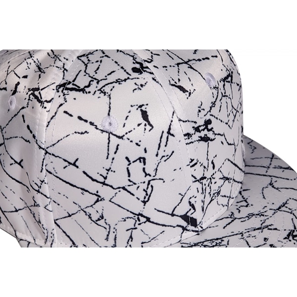 Klassisk Snapback-caps Hip Hop Flat Bill Visor Cap - Unisex Ad E