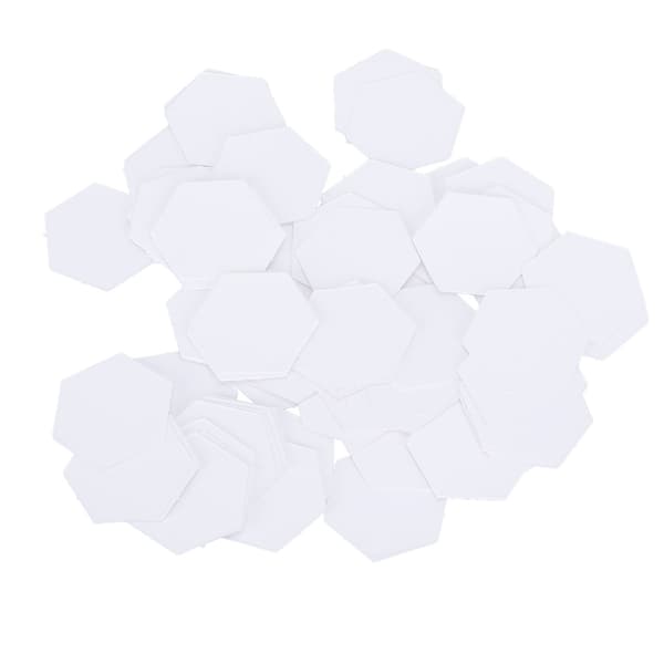 100 stk PatchWork-mal Hex Papir Modellbrett Quilting Sy Håndverk DIY Stingverktøy (22mm Hex)