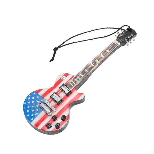 Miniatyr trägitarrhänge Musikinstrument Hänge Utsökt Vacker Mini Fin Detalj Gitarrmodell Hänge
