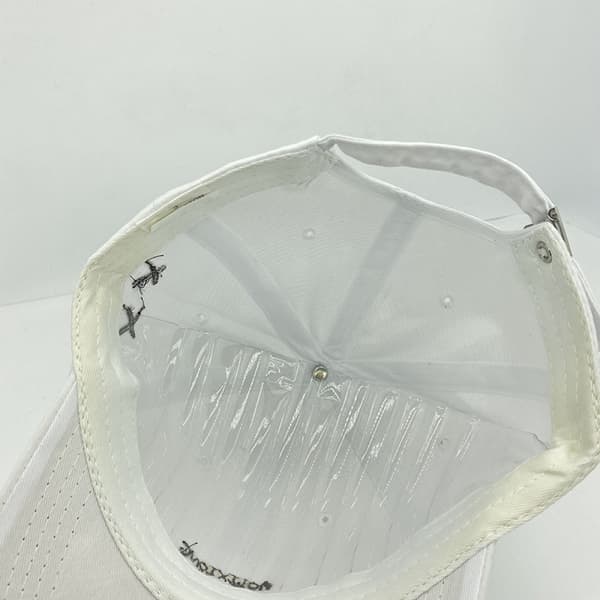 Hatt Dam Brev Liten Djävul Broderi Sommar Solskydd Al White