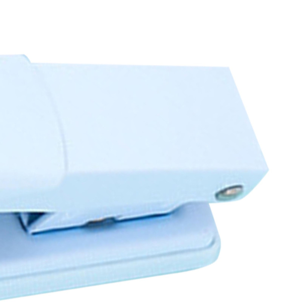 Kontorshäftapparat för 24/6 26/6 60 mm djup Ergonomisk ansträngningslös skrivbordsstapler för studentlärare Himmelblå