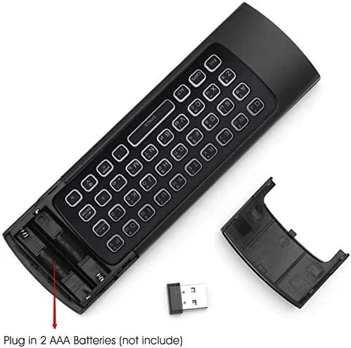 Android Fjernkontroll MX3 Pro Bakgrunnsbelyst (Ny Versjon), 2.4G Bakgrunnsbelyst Wi