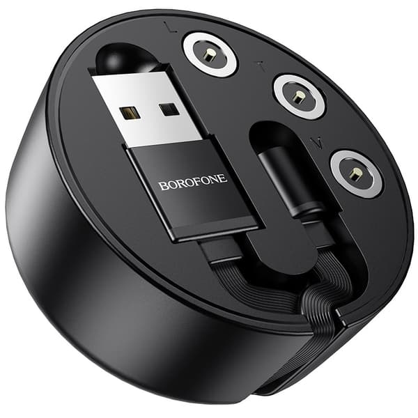 Borofone BU26 en-till-tre magnetisk laddningskabel för Apple