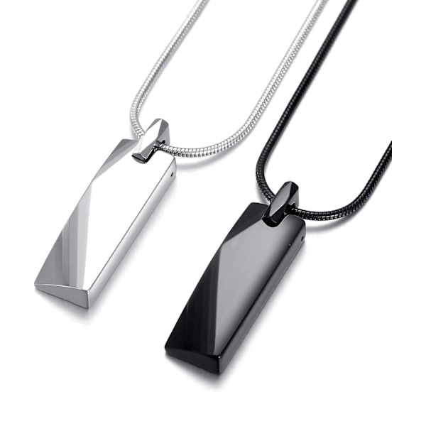 Volframiteräksinen tankokaulakoru miehille, volframikaulakoru, 24 tuuman käärmeketju Tungsten silver