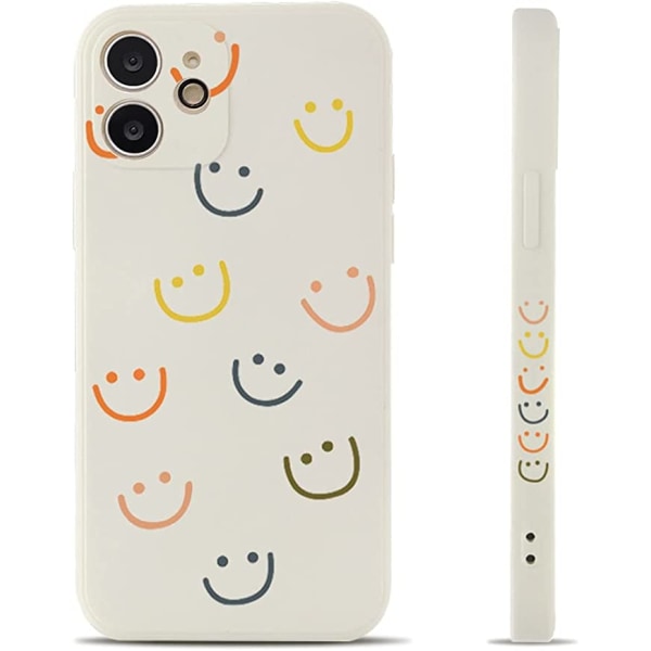 Kompatibel med iPhone 11 case, Smiley Smile Face Cute Pain