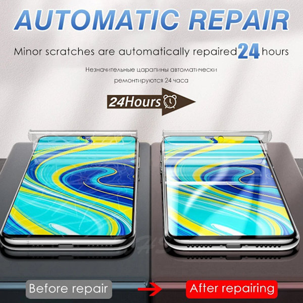 2 st Full Cover Skärmskydd För Realme Q2 Skärmskydd Hydrogel