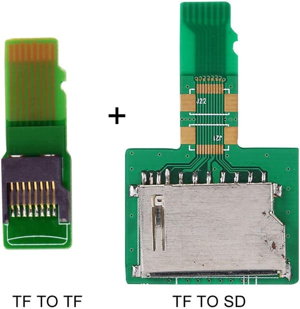 2Set SD TF-kortstik Dæmi til Micro-SD TF Han-hukommelseskort Kit Forlængeradapter Testværktøjer Extender