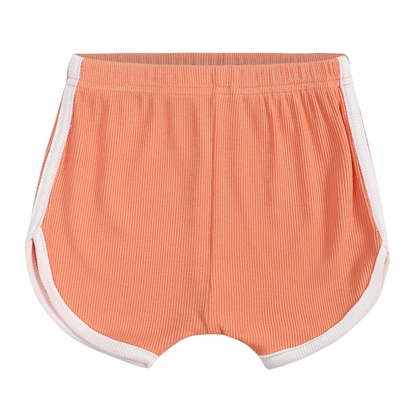 Toddler Solid Cotton Daily Short Summer Pyjamas,S(Orange)