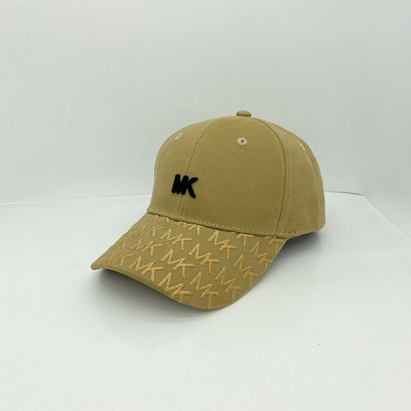 Cap Dam MK Broderi Mjuk Topp Vår Och Sommar Khaki