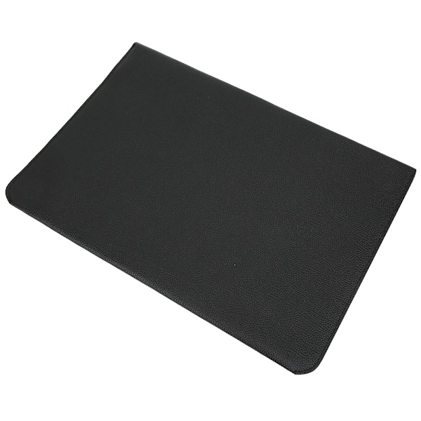 Laptop Sleeve Case Soft PU Læder Computer Beskyttende Håndtaske med Krog og Loop Fastener12in