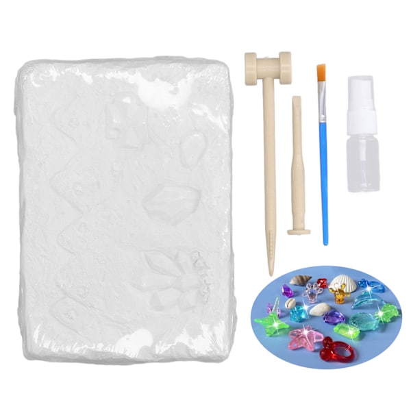 Natural Ore Excavation Kit Cultivate Patience Eco Friendly Gypsum Educational DIY Toys Science Kit for Kids Home Gifts