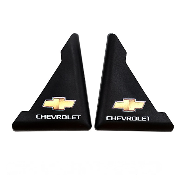Auton etuoven kolhiosuoja - [Chevrolet] Musta Snap-On (kaksipakkaus)