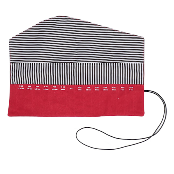 Knitting Needle Bag Oxford Cloth Waterproof Fabric Portable Knitting Needles Tools Organizer for Home