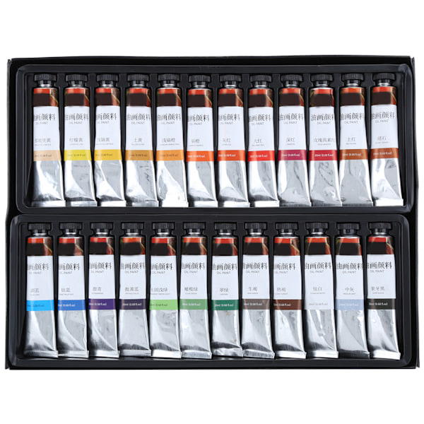 24 stk. Pigment 20ML Akvarel Maling Paste Maling Tube Blæk Begynder Indrammet Kunst Tilbehør