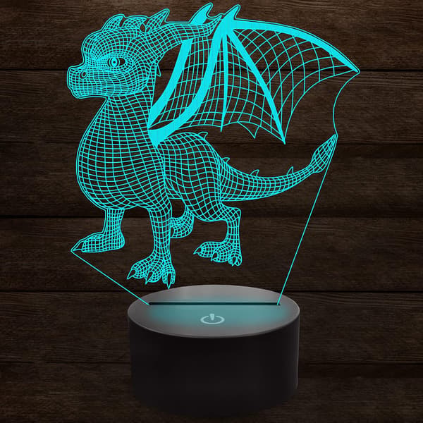 Drage Natlampe, Dragegaver, Drage 3D Natlampe til