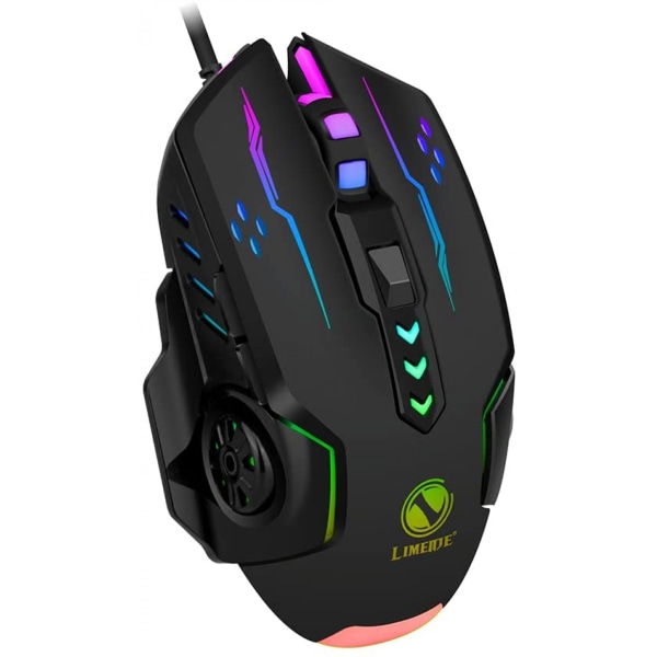 USB Wired Mouse 3 Button Ergonomisk Office Gaming Mouse 4-Lev