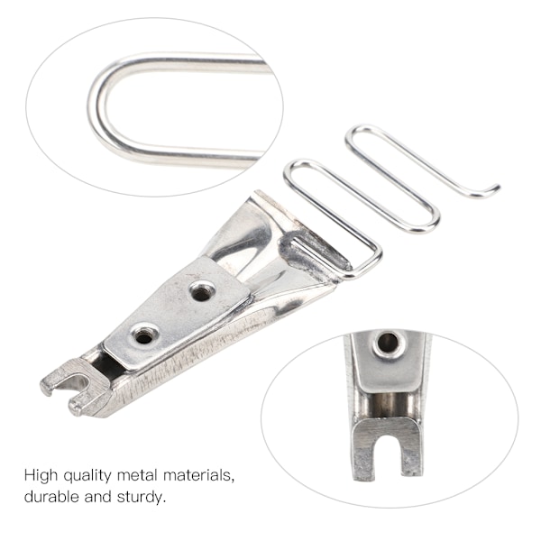 Syning Hemmer Folder Høj Kvalitet Metal 4-Folds Dunjakke Syning Maskine Tilbehør Fælles Stil 50MM