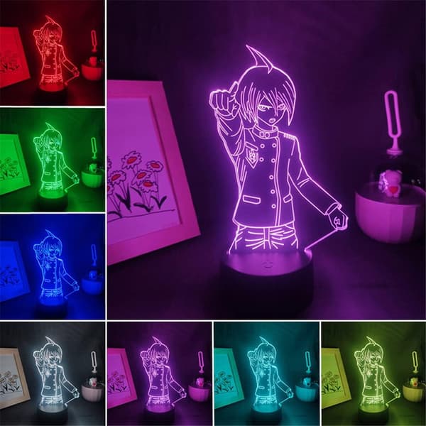 Fjärrkontroll Touch Switch Anime Figur Saihara Shuichi 3D Lampor Le