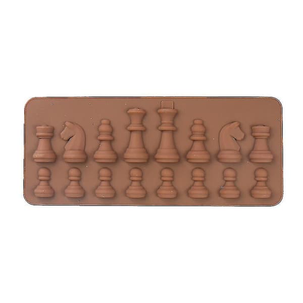 Diy tårta mögel schack formad choklad formar isbit mögel B