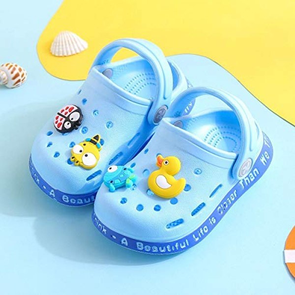 Toddler Clogs Pojkar Flickor Söta Cartoon Toddler Sandaler Barn S