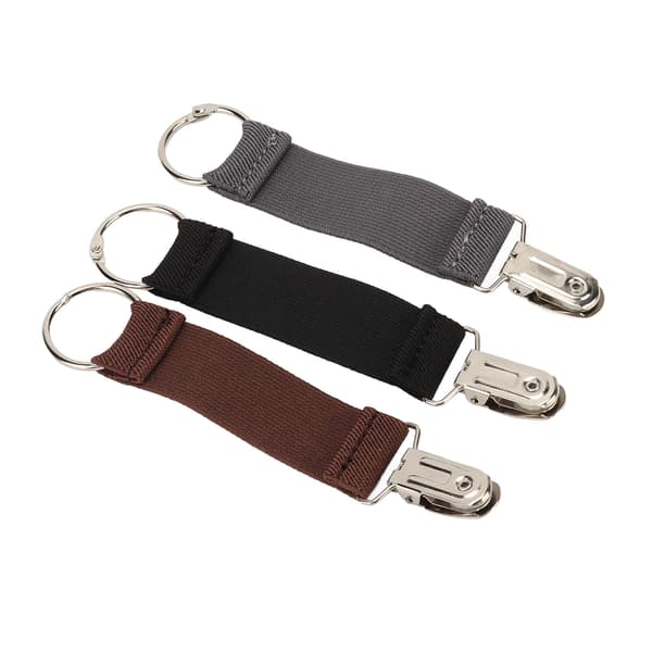 3 stk. Elastisk Hat Clip til Kvinder i Rustfrit Stål til Udendørsrejser, Hat Clip til Håndtaske, Rygsæk, Bagage, Sæt 1