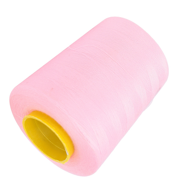 Sytråd 8000 Yards Flera Färgade Polyestergarn för DIY Broderimaskinprojekt 152 Rosa