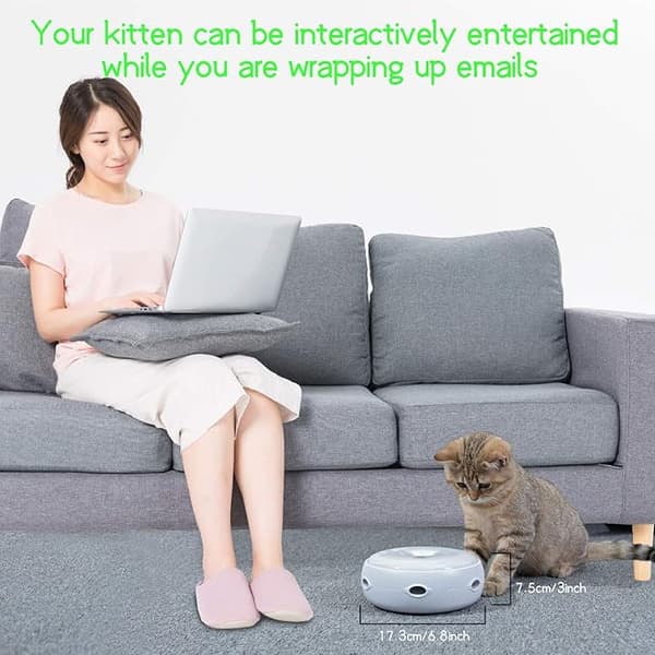Interaktive kattelegelegetøj, intelligent automatisk katte-teasing