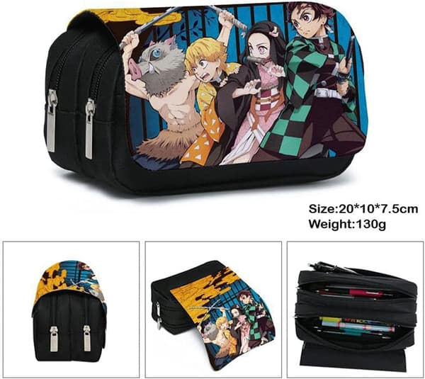 Pencilpose, Studerende Anime Tegneserie Stor Kapacitet Papirvarer D