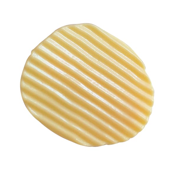 Søte potetgullklips multifunksjonelle minimalistiske holdbare bærbare potetformede potetgull morsomme forseglingklips oppbevaringsposeklips gul rund