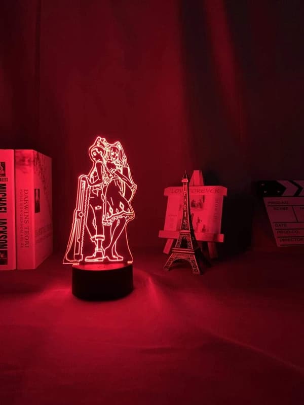 Carole ja Tuesday Light Anime -lamppu 3D LED-yövalot 16 C