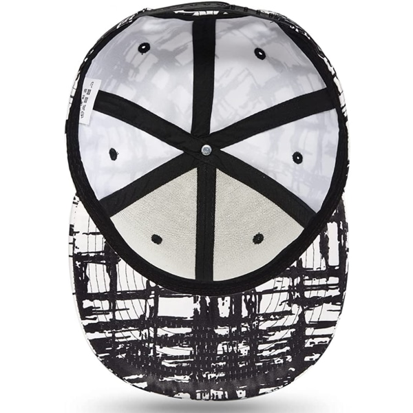Klassisk Snapback-hatt Hip Hop Flat Bill Visor Cap - Unisex Annons G