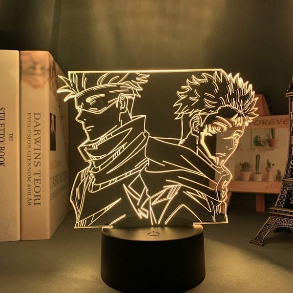 JK Hahmolamput Lelut Pojille, Anime Lahjat Lamppu Syntymäpäiväkoristeet, Gojo Itadori Yuji Manga Merch Lamppu Valo Lahjat