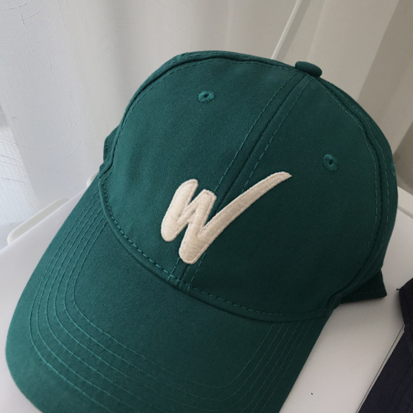 Hatt vår och sommar broderad alfabet basebollkeps casu Green
