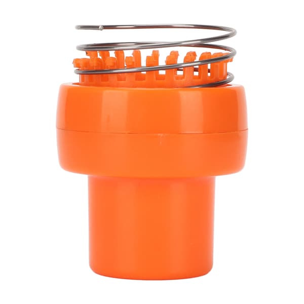 Wire hæklede væv orange ergonomisk design auto release sikker robust wire hæklede strikker til hat tørklæde sokker