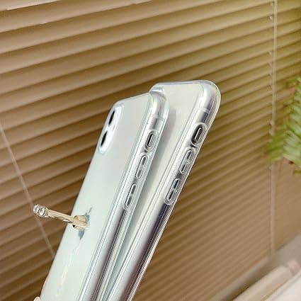 Kompatibel med iPhone 11 Cover, Klar Glitrende Bling Laser S