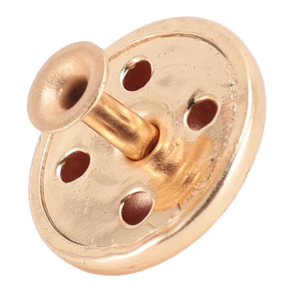 100 set svampnitar nitar dubb 22mm DIY järnkon spikar och nitar svampspets huvudnit nitar dubb för reparation av väskor skor guld