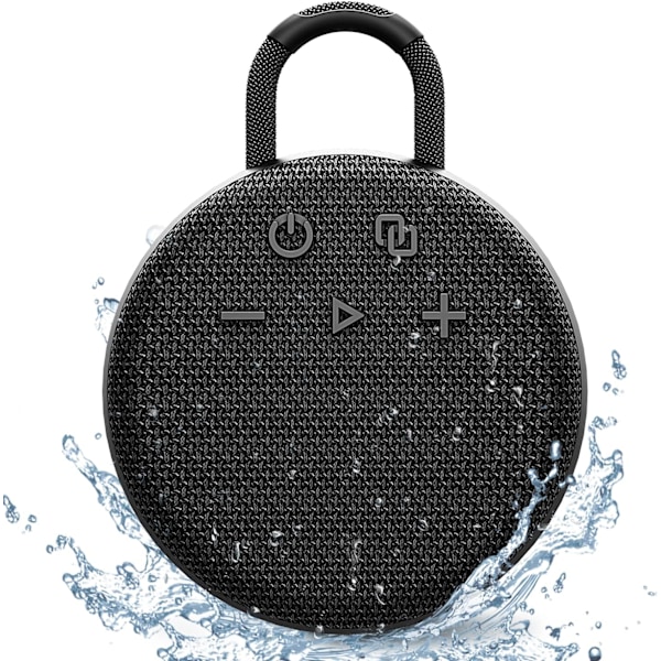 Bluetooth Højttaler, Brusebadshøjttaler med True Wireless Stereo, Bluetooth 5.2, 25 timers afspilningstid til Kajak, Strand, Rejse, Pool