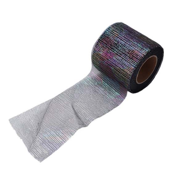 Tulle Rulle Symphony Line Mesh Rulle Manuell DIY Hårprydnad Bågnät Tygtillbehör Svart