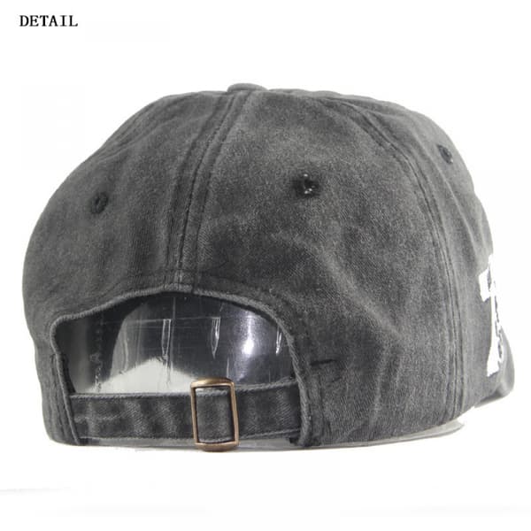 Baseballcaps Vasket Full Caps Slitt Solhatt Herre og Dame Blue