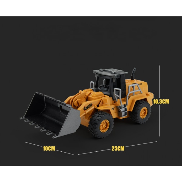 Fjernbetjening bulldozer legetøjslastbil, fjernbetjening metal vedr