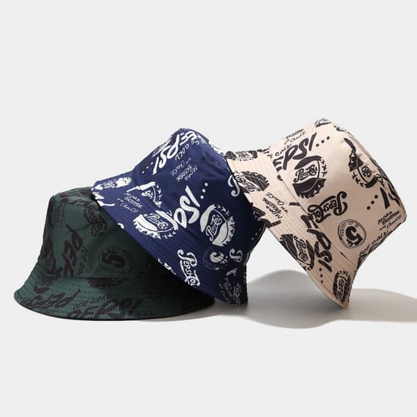 Sød Bucket Hat Strand Fiskerhatte til Kvinder, Vendbar D Blue 2