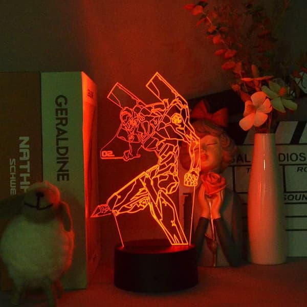 CLYARTPSAnime Evangelion 3D LED Lampe EVA-01 Test Type Figur