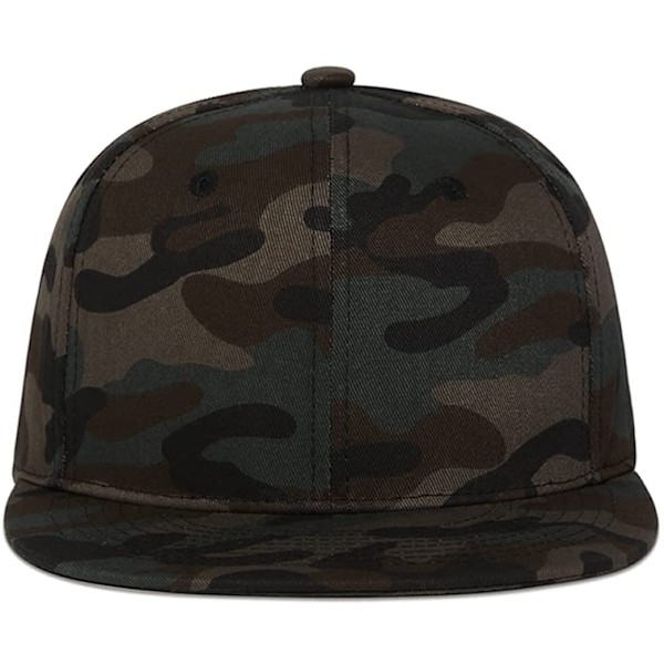 Klassisk Snapback-hatt Hip Hop Flat Bill Visor Cap - Unisex Annons L